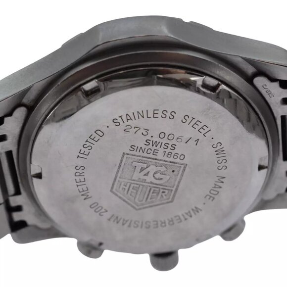Vintage Men's 37mm Tag Heuer 2000 Series Quartz Chronograph Watch Ref 273.006/1! - Picture 10 of 10